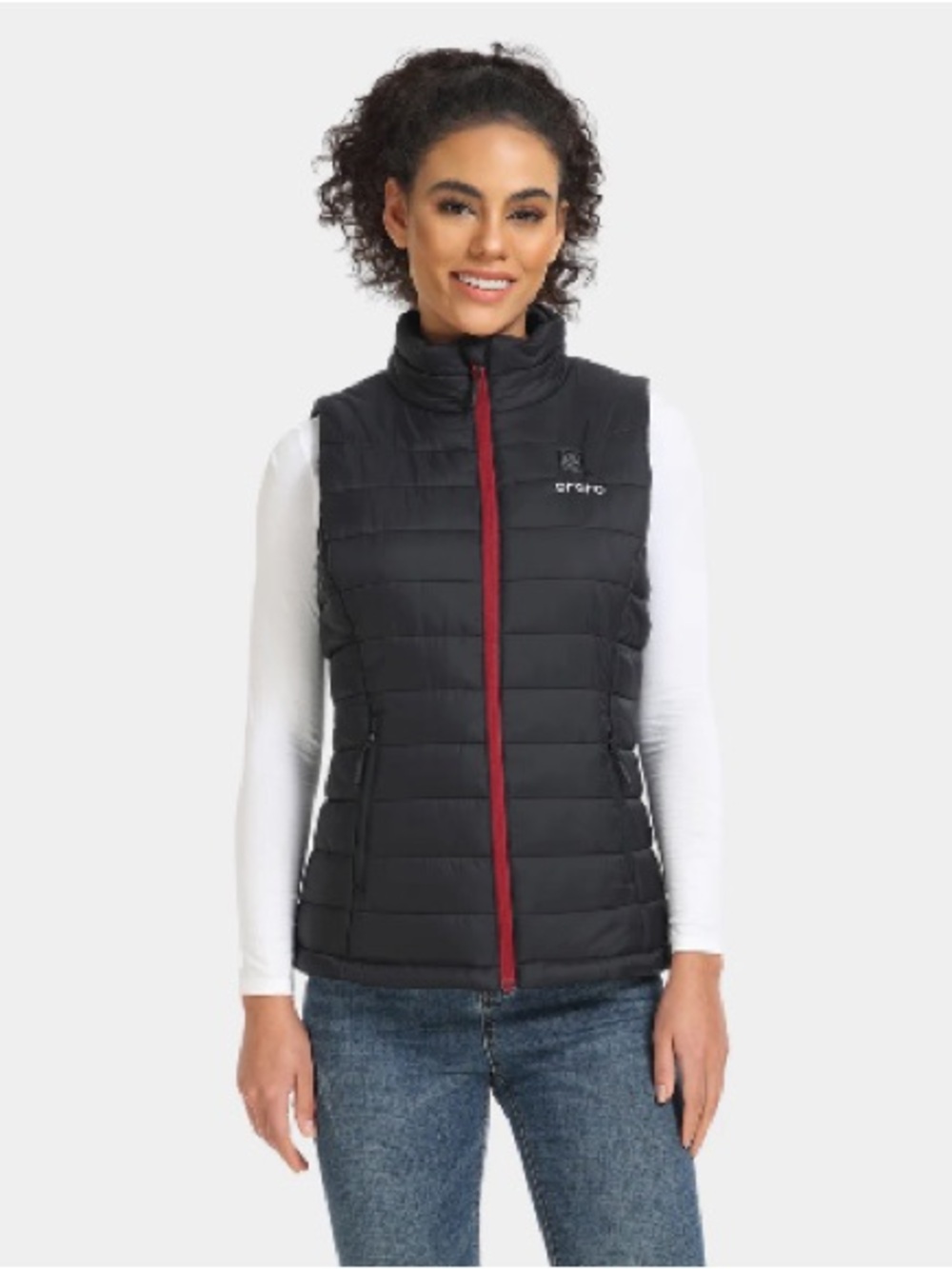 Ororo heated vest - Black Puffer Vest